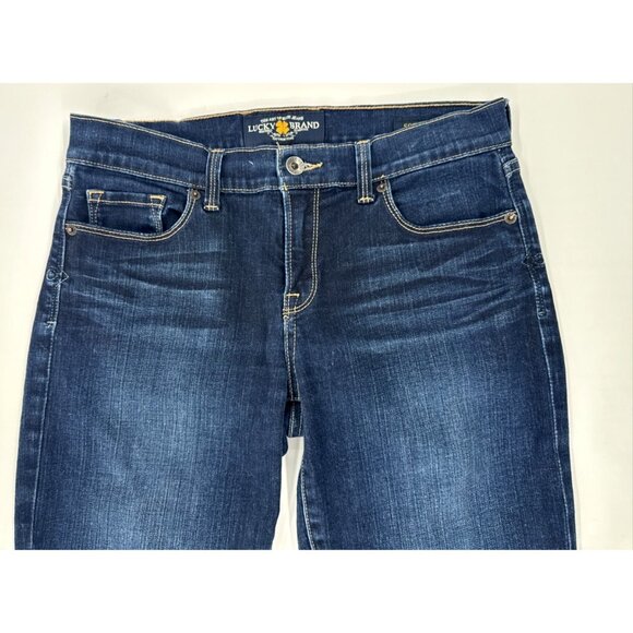 Lucky Brand Pants Womens 6 28 Sofia Skinny Jeans Stretch Denim Dark Mid 30x31 - Picture 3 of 15